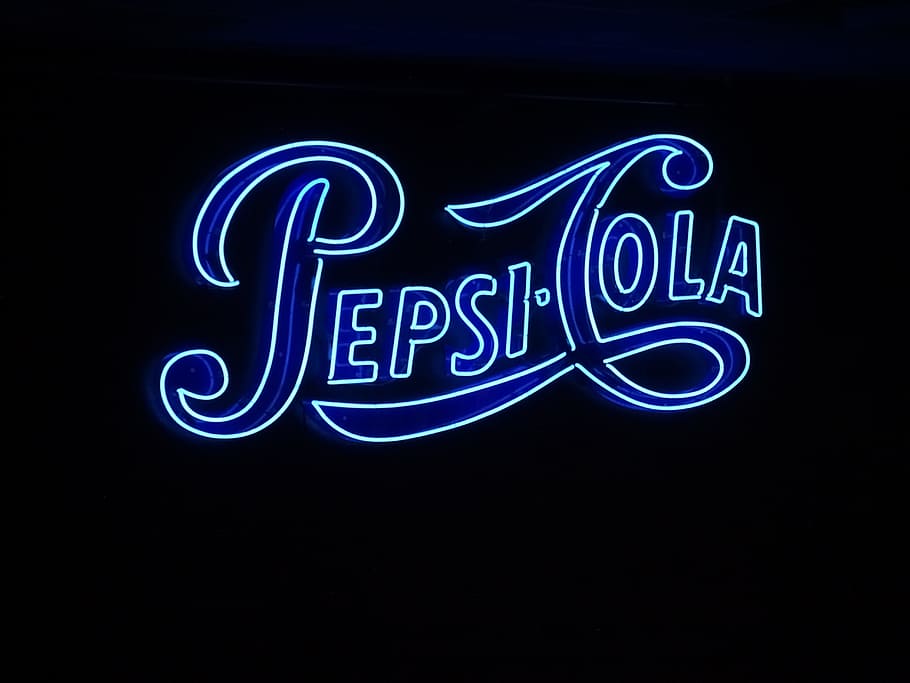 Pepsi Emblem, signag, bright, 1950, lighting equipment Free HD Wallpaper