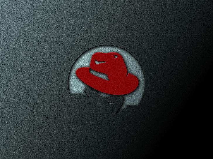 Red Hat Linux 8, representation, shape, symbol, linux Free HD Wallpaper