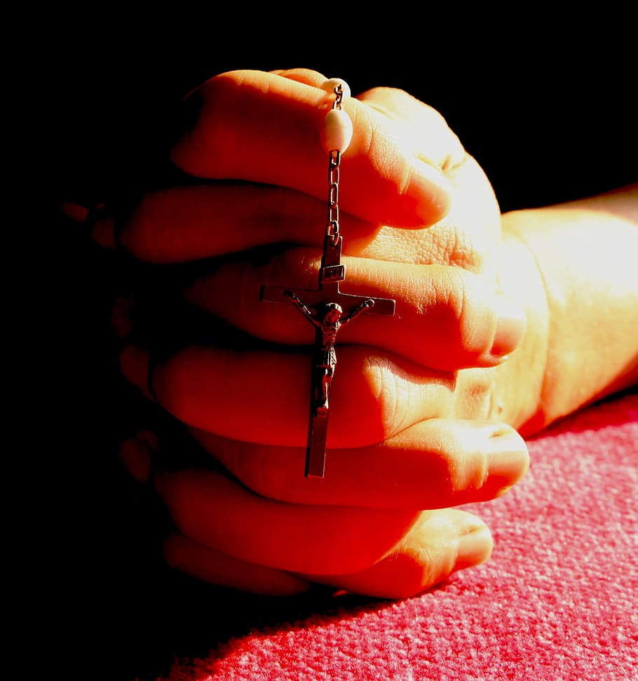 Rosary Art, art and craft, focus on foreground, human body part, real people Free HD Wallpaper