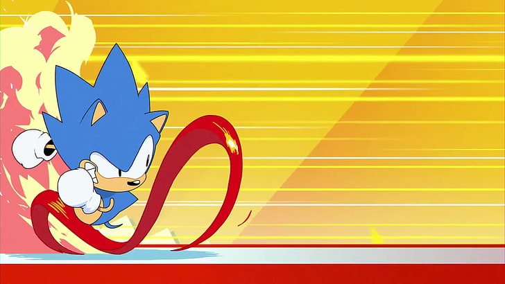 Sonic Mania Characters, striped, indoors, representation, shadow Free HD Wallpaper