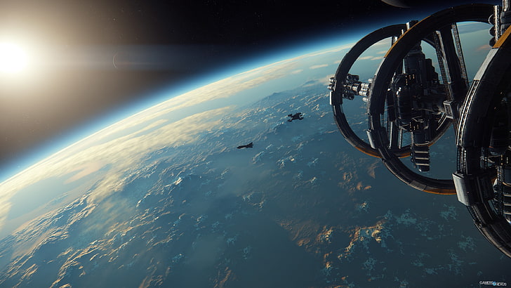 Star Citizen Kraken, sport, blue, water, astronomy Free HD Wallpaper