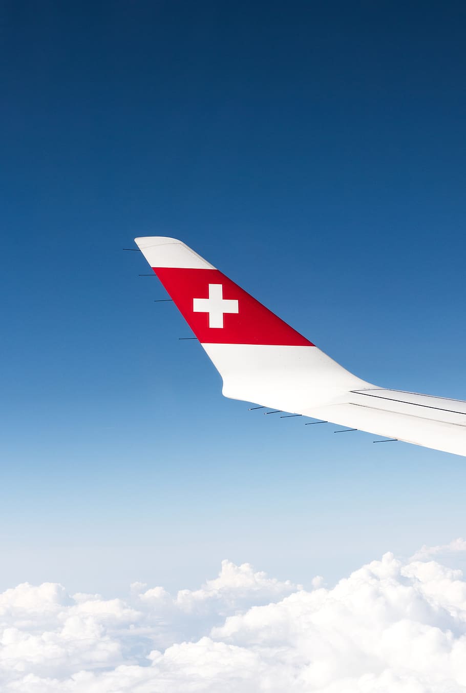 Swiss International Air Lines, speed, cloud  sky, blue, transportation Free HD Wallpaper