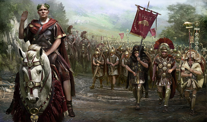 Total War Rome 2 Artwork, infantry, gaius julius caesar, warrior, total war rome ii Free HD Wallpaper