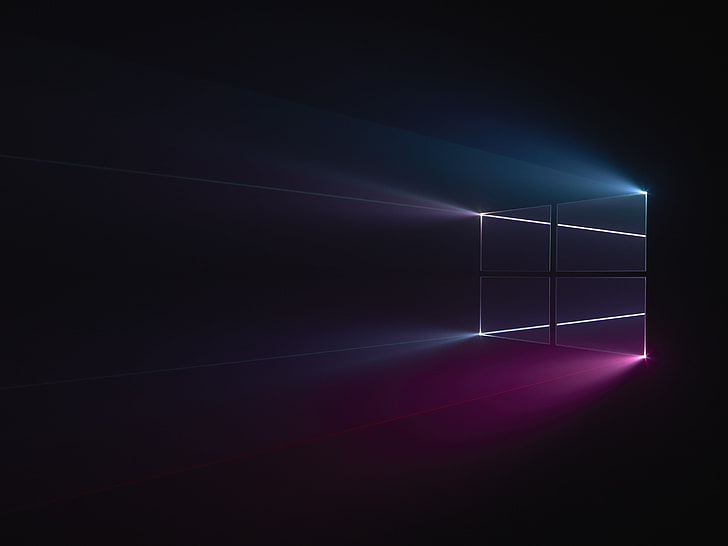 Windows 1.0 Operating System, dark, laser, gmunk, nature Free HD Wallpaper