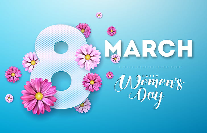 womens day, 8 march, flowers, march 8 Free HD Wallpaper