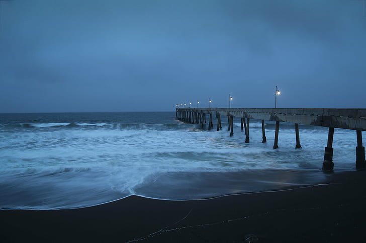 Cannon Beach Oregon Hotels, pacifica pier, googleplus, shutterspeed, msport Free HD Wallpaper