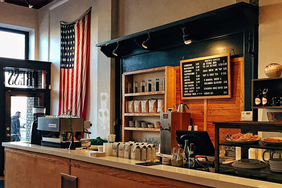 Coffee Themed Kitchen Decor, bakery, business, chair, coffee