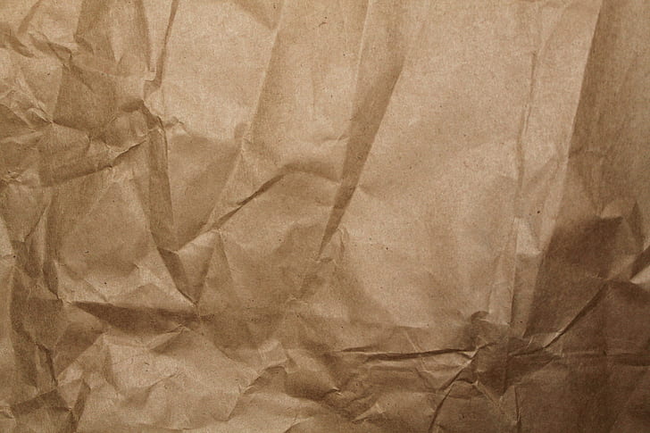 Crumpled Paper Art, folded, dirt, dirty, wrapping paper Free HD Wallpaper