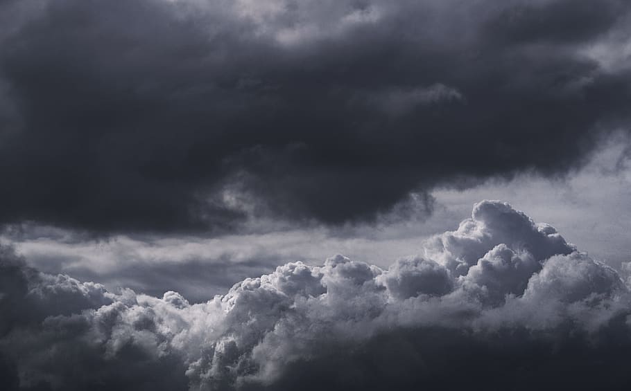 Dull Grey Sky, blue, nature, cloud  sky, summer