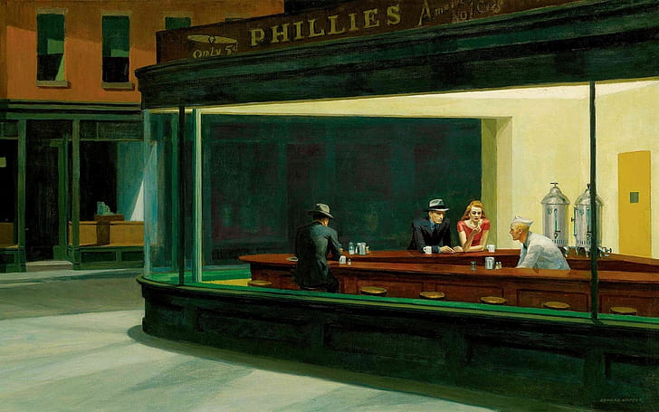 Edward Hopper House by the Railroad, paintings, Art, diner, the Free HD Wallpaper