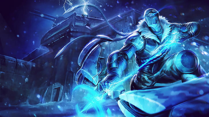 league of legends, varus, arrow of retribution, artic ops Free HD Wallpaper