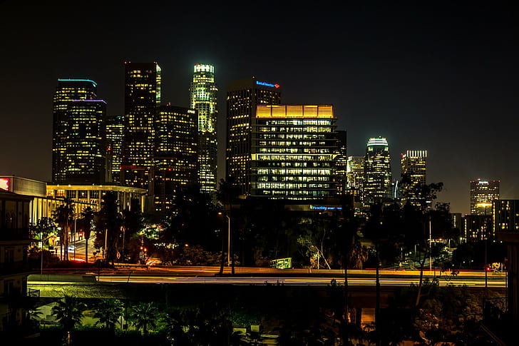 Los Angeles California United States, lights, marina, venice, sunset Free HD Wallpaper