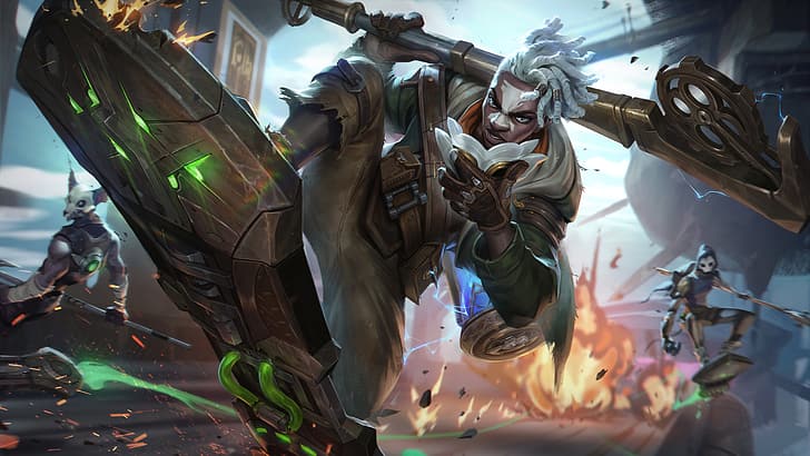 Medarda Arcane, ekko, league of legends, riot games, ekko leauge of legends Free HD Wallpaper