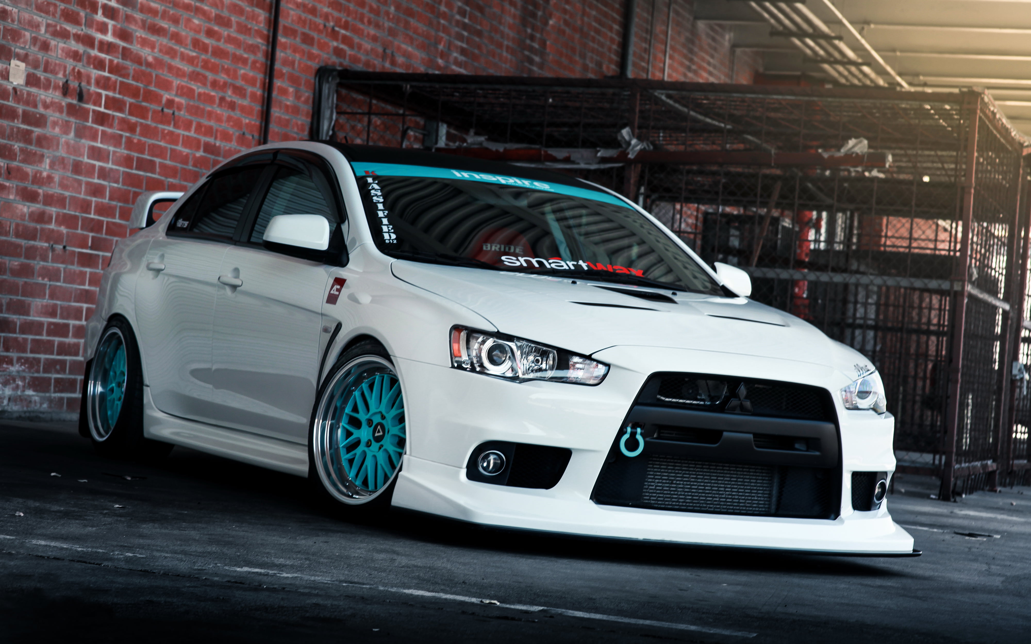 Mitsubishi Lancer Evo X, city, fleet of vehicles, industry, speed