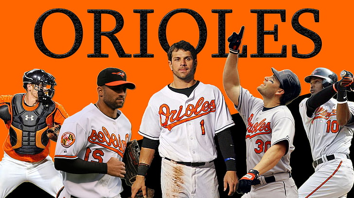 Orioles Players, baltimore, baseball, mlb, orioles Free HD Wallpaper