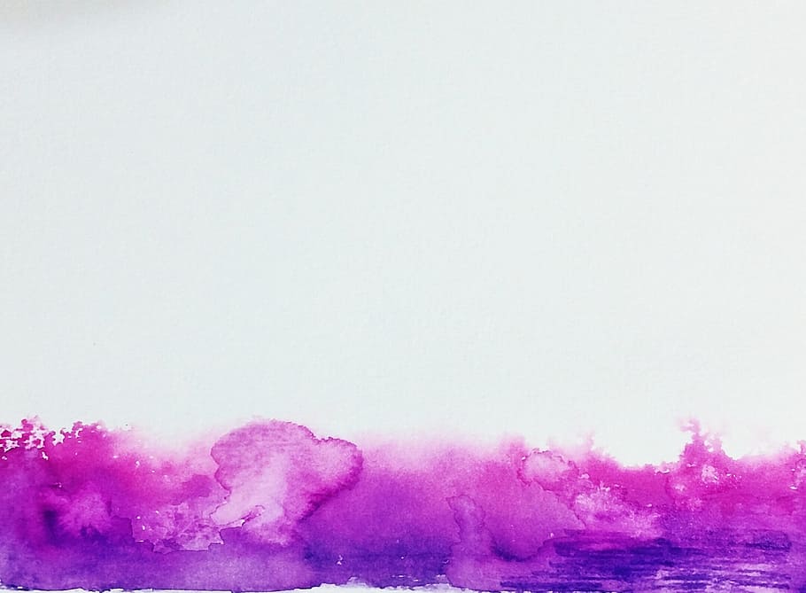 Pink Watercolor Splatter, sky, purple, tranquil scene, abstract