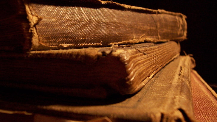 Pixabay Books, denim, textured, stack, closeup Free HD Wallpaper