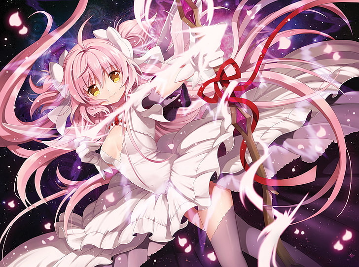 plant, mahou shoujo madoka magica, lighting equipment, decoration Free HD Wallpaper