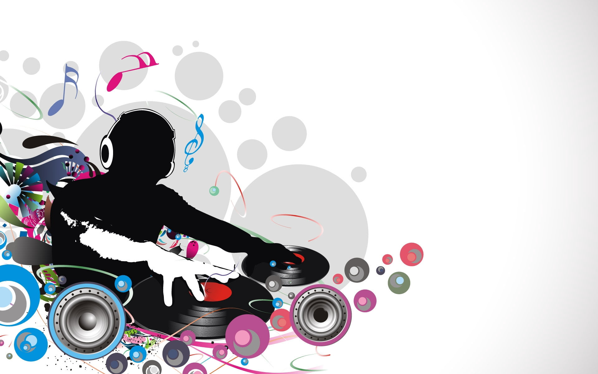 Portrait with White, illustrations and vector art, funky, paint, multi colored