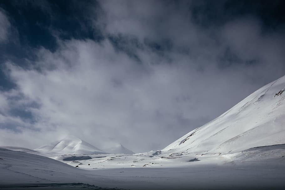 Svalbard Global Seed Vault, nature, cold temperature, cloud  sky, outdoors Free HD Wallpaper