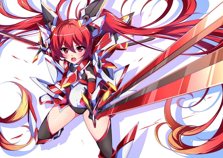 Tail Red Anime Drawing, mitsuka souji, sky, design, creativity Free HD Wallpaper