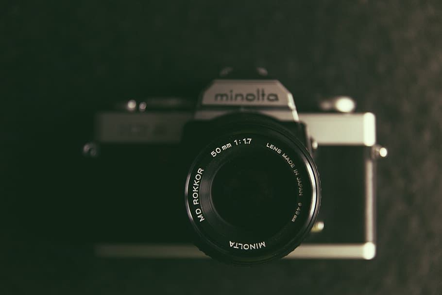 Canon Full Frame Cameras, lens, usedlook, retro, minolta Free HD Wallpaper