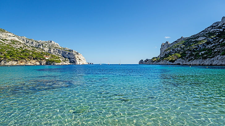 Cassis Map, nature, shallow, coast, outdoors