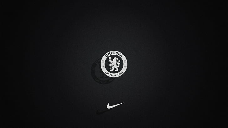 Chelsea FC Logo Transparent, nike, black background, Chelsea FC, chelsea fc Free HD Wallpaper
