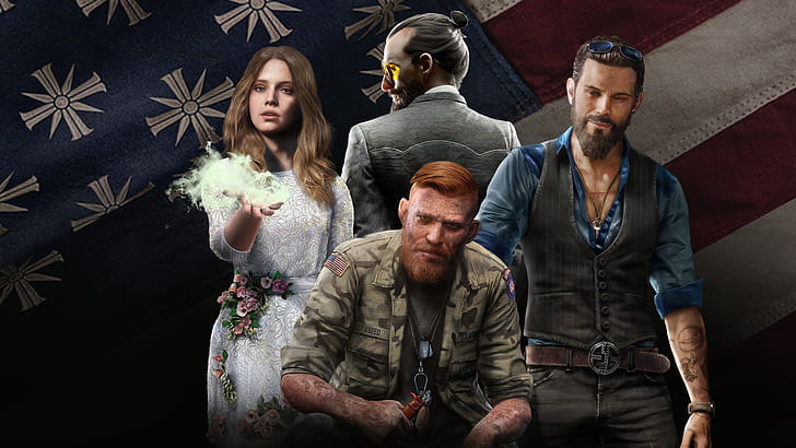 Far Cry 5 Fan Art, adult, son, father, emotion