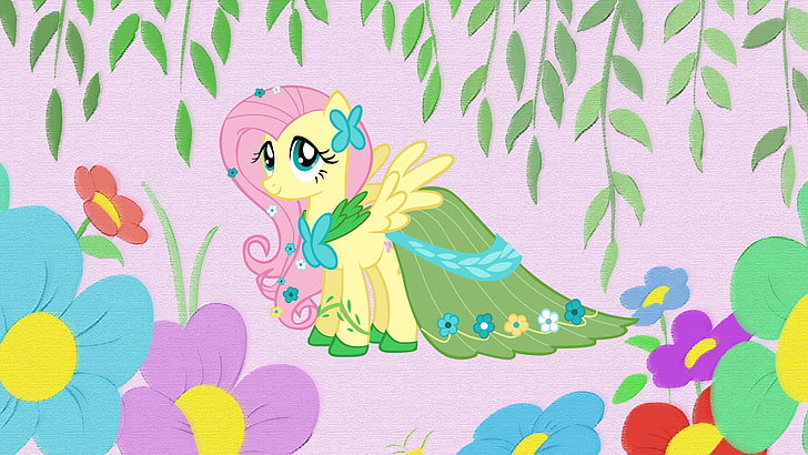 Fluttershy Clothes, Art, fluttershy, dress, art Free HD Wallpaper