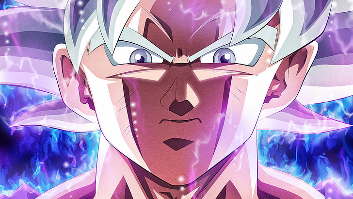 Goku Ultra Instinct PS4, transparent, reflection, pattern, star shape Free HD Wallpaper