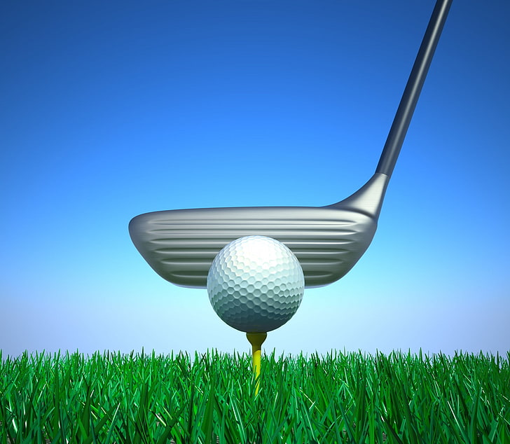 Golf Ball Clip Art, sport, blue, clear sky, activity Free HD Wallpaper