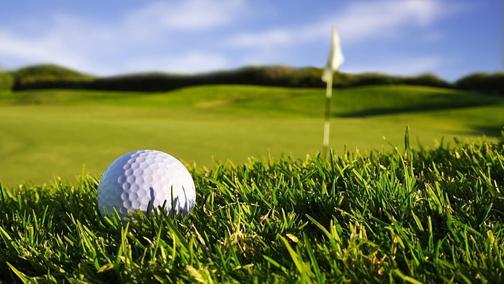 Golf Free, green  golf course, selective focus, ball, day Free HD Wallpaper