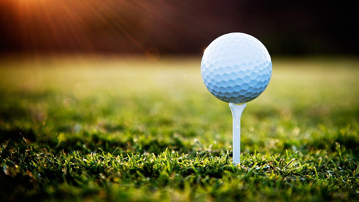 Golf Teeing Ground, activity, ball, outdoors, green color Free HD Wallpaper