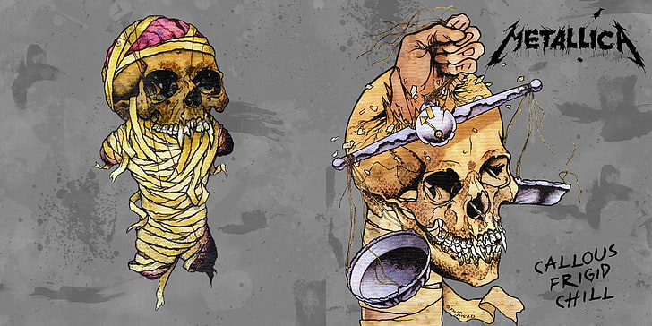 Heavy Metal Album Cover Art, heavy, skulls, dark, thrash Free HD Wallpaper