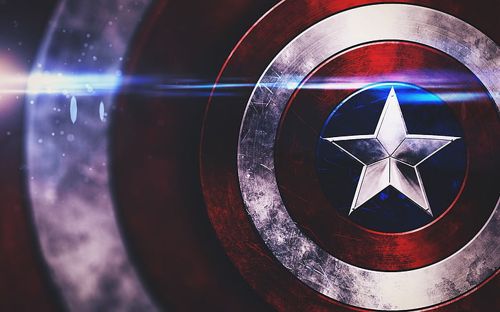 How to Draw Captain America Shield, no people, shields, shape, high angle view Free HD Wallpaper