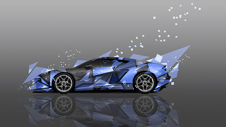 Lamborghini Car Full HD, star shape, still life, threedimensional shape, vector Free HD Wallpaper