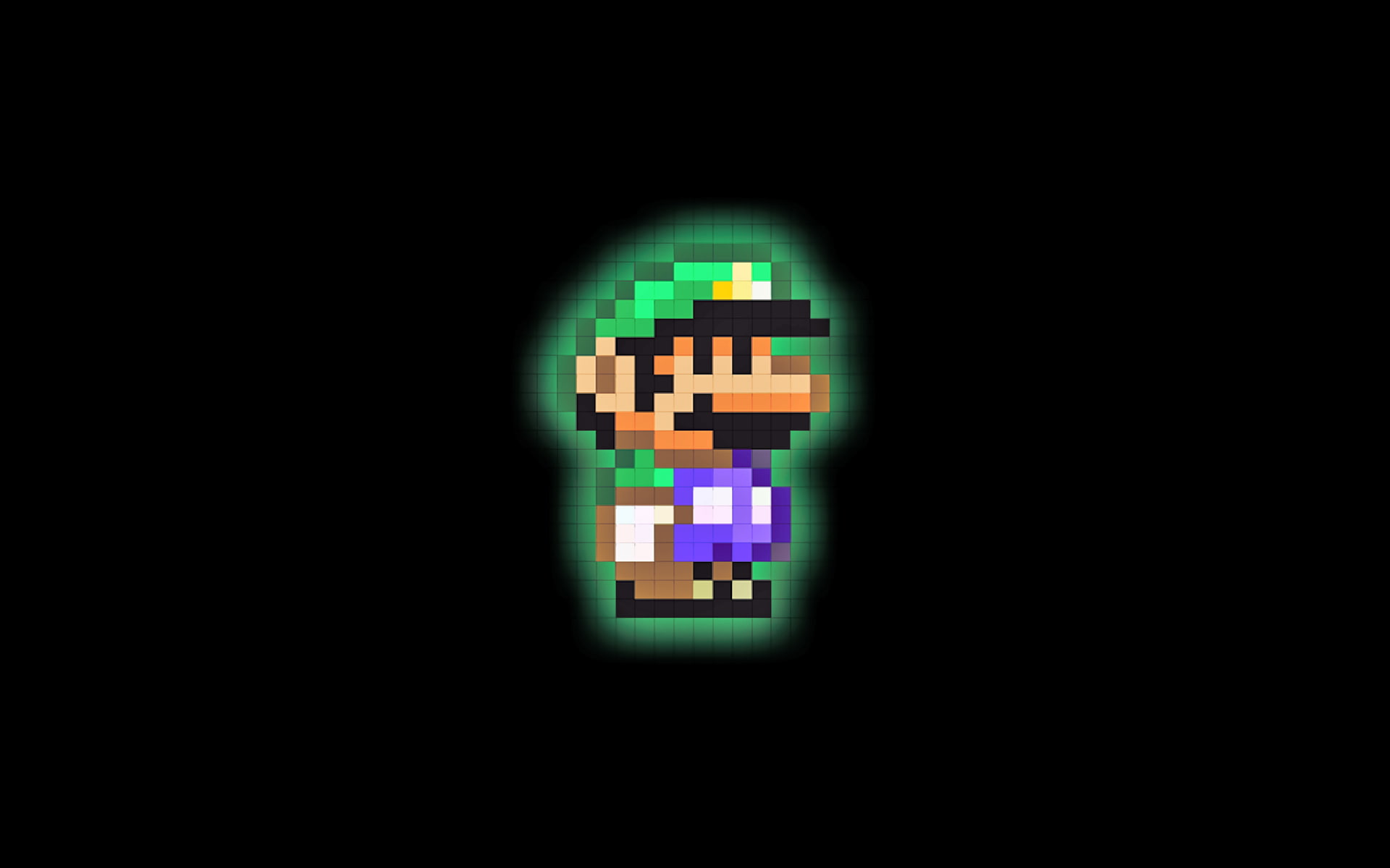 mario, wallpaper,, black, bit