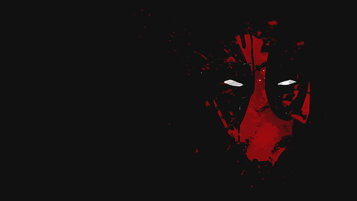 minimalism, deadpool, black, deadpool 2 Free HD Wallpaper