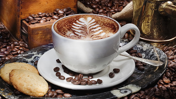 Mocha Coffee, aroma, milk, mocha, hot Free HD Wallpaper