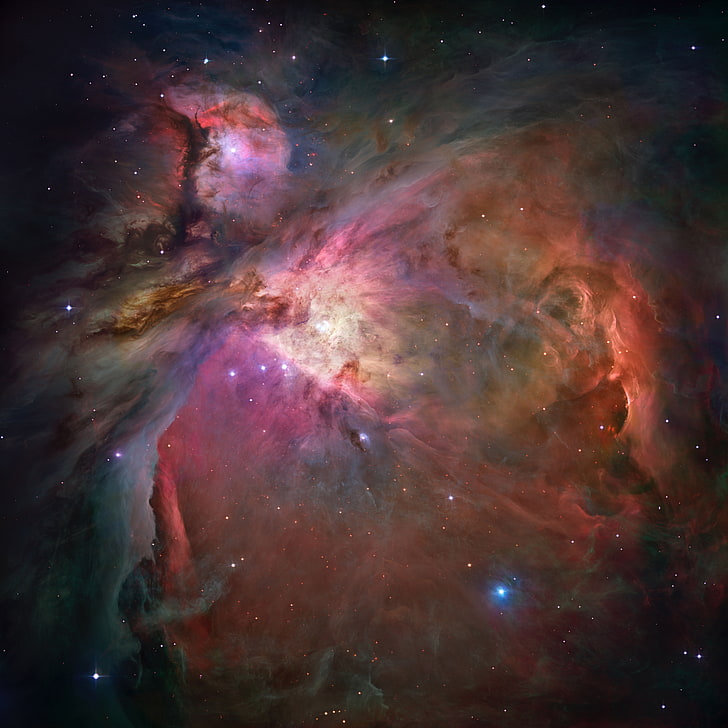 Orion Nebula, cloud  sky, astronomy, night, nature Free HD Wallpaper