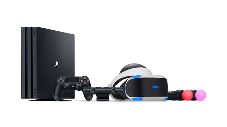 playstation vr, dualshock v2, playstation camera, sony