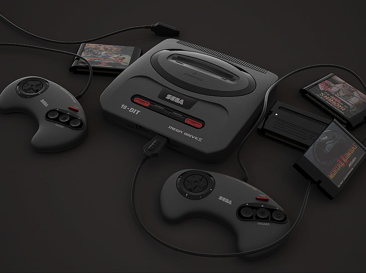 Red Sega Logo, sega, megadrive, 16bits, the revenge of shinobi