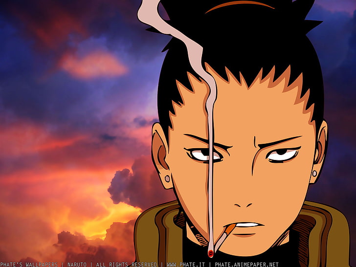 Shikamaru Tattoo, naruto, smoking, nara, shippuden Free HD Wallpaper