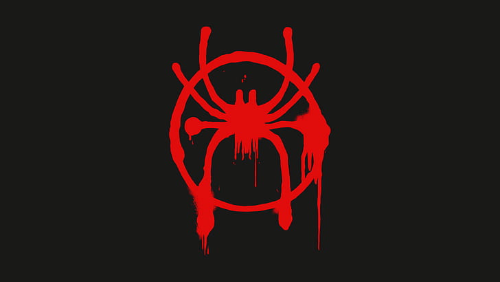 Spider-Man Title Logo, Into, spiderman, through the universe, spiderman into the spiderverse Free HD Wallpaper