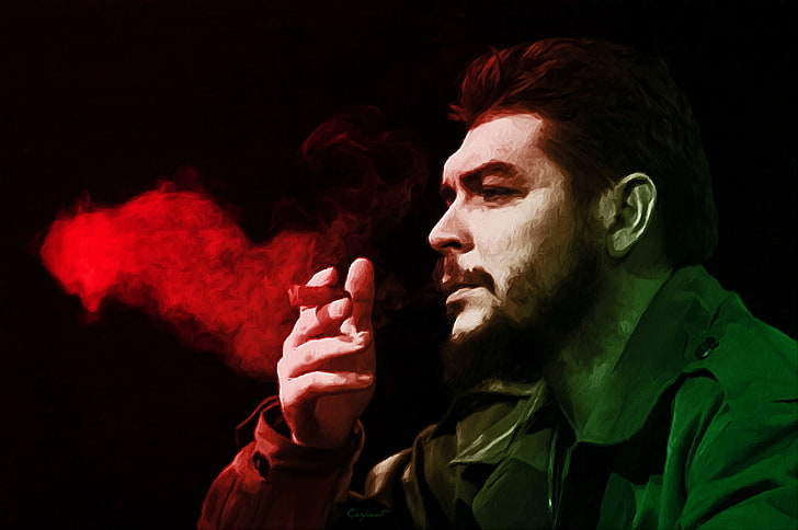 The Real Che Guevara, cigarette, activity, smoking issues, che guevara Free HD Wallpaper