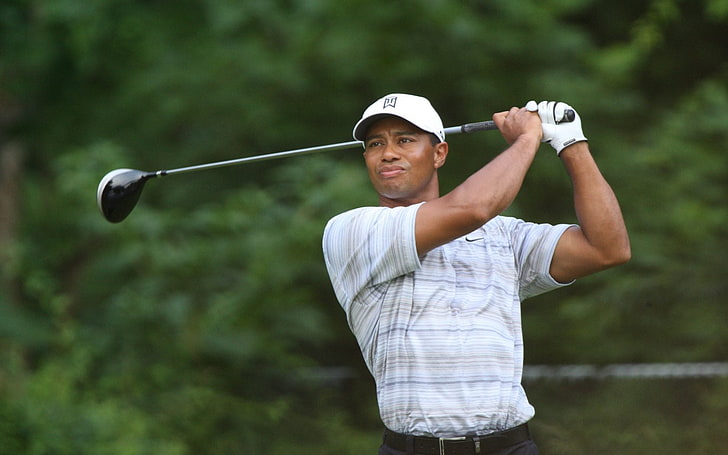 Tiger Woods Nike Golf, golfer, taking a shot  sport, motion, sport Free HD Wallpaper