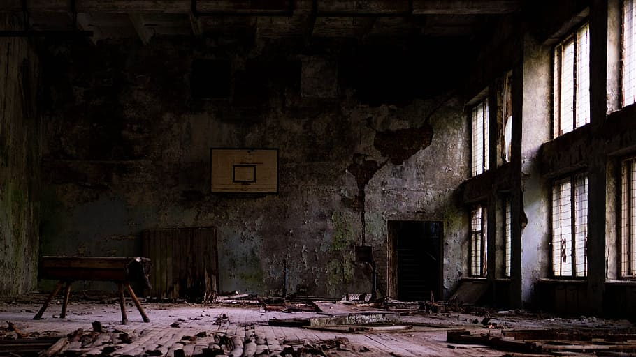 Abandoned Building Interior, vandalism, urbex, demolished, chernobyl Free HD Wallpaper