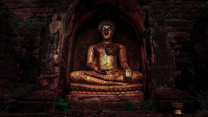 Buddha Nature, sculpture, human representation, siddhartha, history Free HD Wallpaper