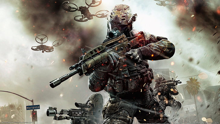 Call of Duty Warzone, black, call, cod, duty Free HD Wallpaper